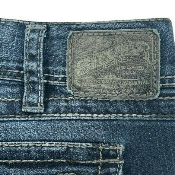 Silver Jeans Suki Surplus Men Sz W36/L34 Bootcut Light Wash Button Pockets Denim - Picture 8 of 10